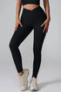 'Glynis' High Waist Sports Leggings - Celes Fashion